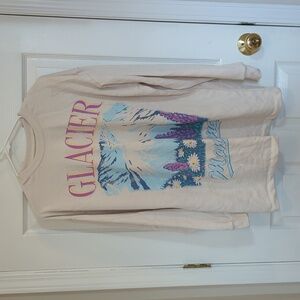 Glacier Montana terry long sleeve T-shirt